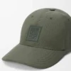 Patch cap in canvas Khaki Green Patch cap in canvas Khaki Green