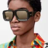 Paula's Ibiza dive in mask sunglasses Black/Silver Paula's Ibiza dive in mask sunglasses Black/Silver