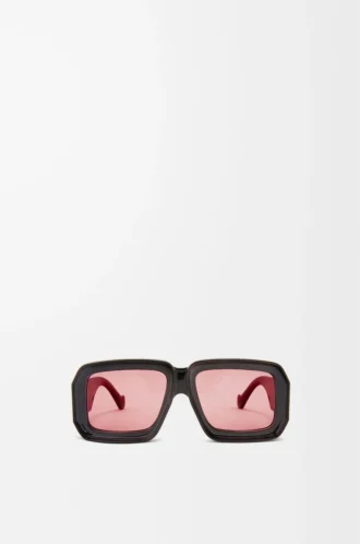 Paula's Ibiza dive in mask sunglasses Shiny Black