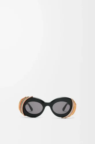 Pavé Oval sunglasses Multicolor/Black
