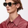 Pavé Oval sunglasses Multicolor/Black