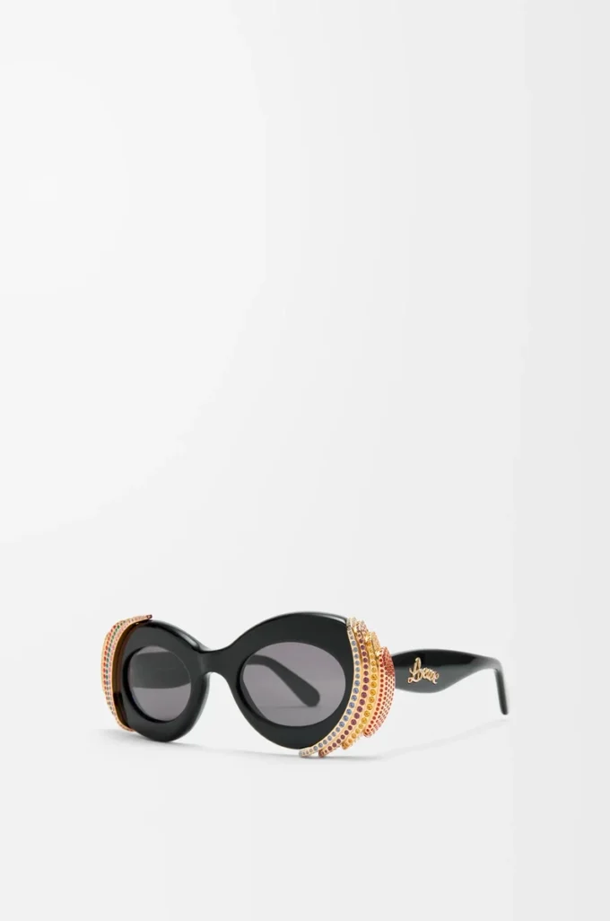Pavé Oval sunglasses Multicolor/Black