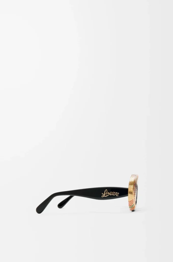 Pavé Oval sunglasses Multicolor/Black