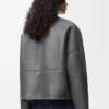 Pebble cardigan in shearling Light Grey Pebble cardigan in shearling Light Grey