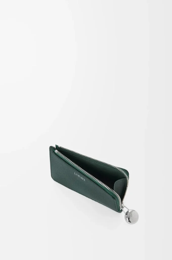 Pebble coin cardholder in pebble grained calfskin Sherwood