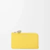 Pebble coin cardholder in shiny nappa calfskin Baby Corn