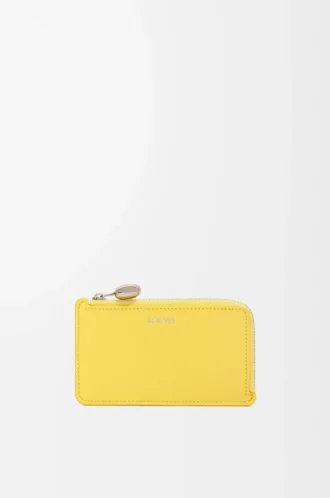 Pebble coin cardholder in shiny nappa calfskin Baby Corn