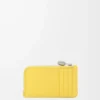 Pebble coin cardholder in shiny nappa calfskin Baby Corn