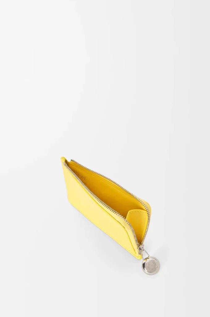 Pebble coin cardholder in shiny nappa calfskin Baby Corn