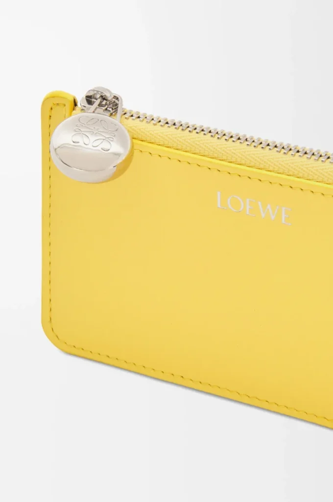 Pebble coin cardholder in shiny nappa calfskin Baby Corn