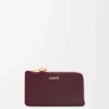 Pebble coin cardholder in shiny nappa calfskin Burgundy Pebble coin cardholder in shiny nappa calfskin Burgundy
