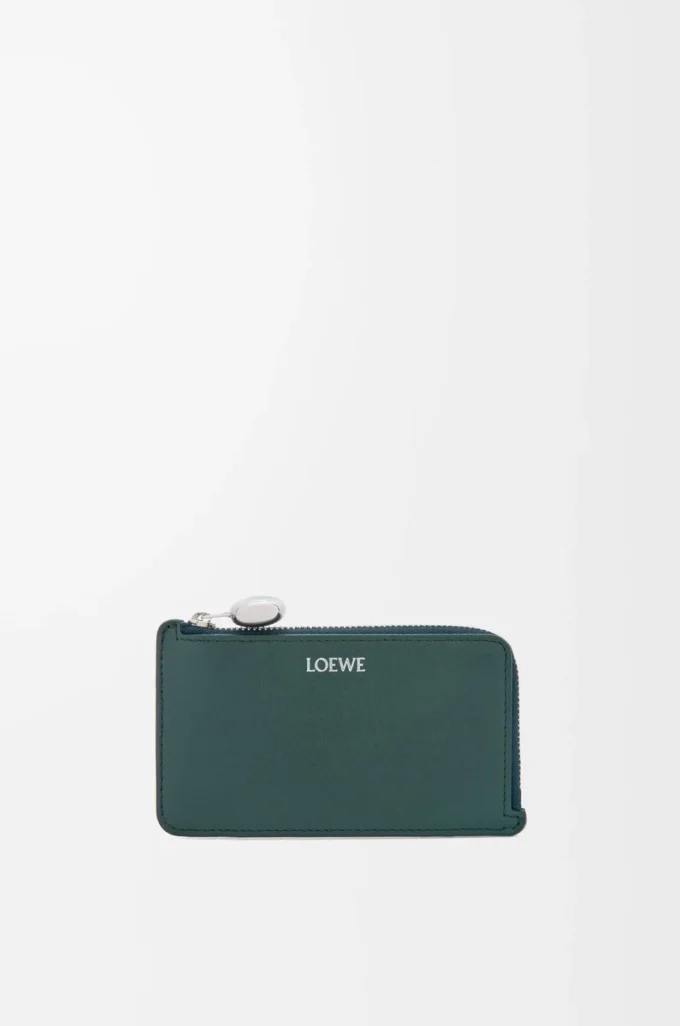 Pebble coin cardholder in shiny nappa calfskin Deep Forest Pebble coin cardholder in shiny nappa calfskin Deep Forest
