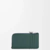 Pebble coin cardholder in shiny nappa calfskin Deep Forest Pebble coin cardholder in shiny nappa calfskin Deep Forest