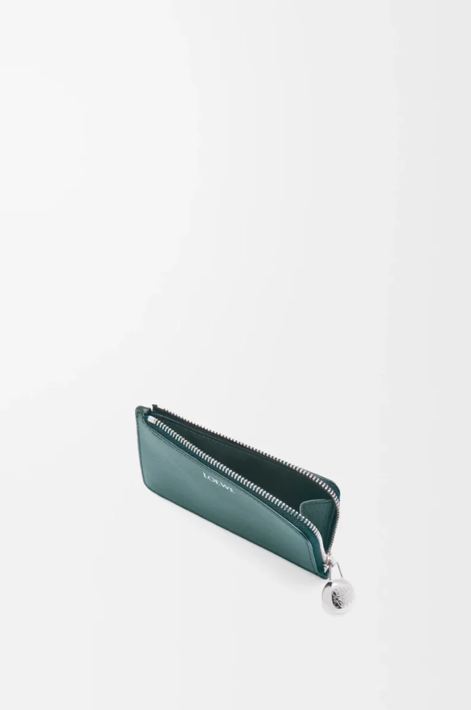 Pebble coin cardholder in shiny nappa calfskin Deep Forest Pebble coin cardholder in shiny nappa calfskin Deep Forest