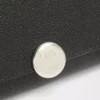 Pebble continental wallet in mini grain calfskin Black Pebble continental wallet in mini grain calfskin Black