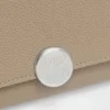 Pebble continental wallet in mini grain calfskin Clay Pebble continental wallet in mini grain calfskin Clay