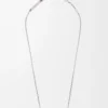 Pebble Cube necklace in sterling silver Silver