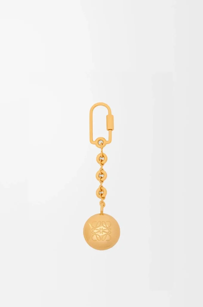 Pebble keyring Gold Pebble keyring Gold