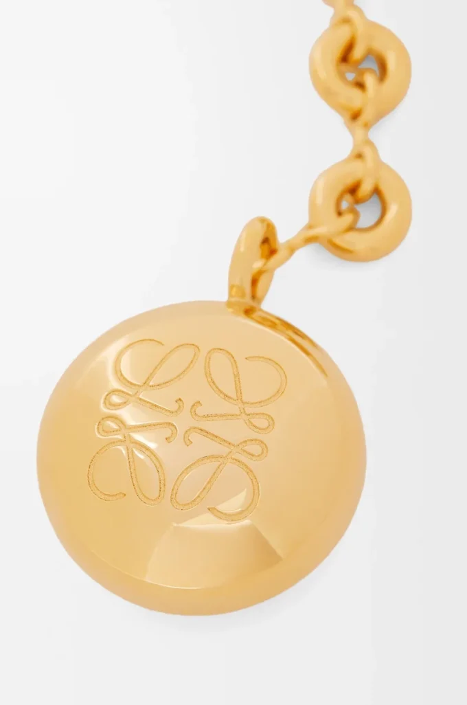 Pebble keyring Gold Pebble keyring Gold