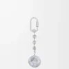Pebble keyring Nacre/Palladium Pebble keyring Nacre/Palladium