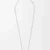 Pebble necklace in sterling silver Silver