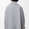 Pebble peacoat in wool Grey Pebble peacoat in wool Grey
