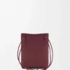Pebble pouch in smooth calfskin Dark Burgundy Pebble pouch in smooth calfskin Dark Burgundy