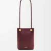 Pebble pouch in smooth calfskin Dark Burgundy Pebble pouch in smooth calfskin Dark Burgundy