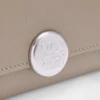 Pebble small vertical wallet in pebble grained calfskin Clay Pebble small vertical wallet in pebble grained calfskin Clay