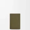 Pebble small vertical wallet in pebble grained calfskin Dark Khaki Pebble small vertical wallet in pebble grained calfskin Dark Khaki