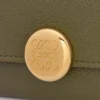 Pebble small vertical wallet in pebble grained calfskin Dark Khaki Pebble small vertical wallet in pebble grained calfskin Dark Khaki