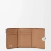 Pebble small vertical wallet in pebble grained calfskin Mocha Pebble small vertical wallet in pebble grained calfskin Mocha