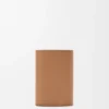 Pebble small vertical wallet in pebble grained calfskin Mocha Pebble small vertical wallet in pebble grained calfskin Mocha