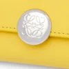 Pebble small vertical wallet in shiny nappa calfskin Baby Corn Pebble small vertical wallet in shiny nappa calfskin Baby Corn