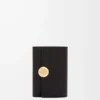 Pebble small vertical wallet in shiny nappa calfskin Black Pebble small vertical wallet in shiny nappa calfskin Black