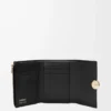 Pebble small vertical wallet in shiny nappa calfskin Black Pebble small vertical wallet in shiny nappa calfskin Black