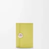 Pebble small vertical wallet in shiny nappa calfskin Light Citrine Pebble small vertical wallet in shiny nappa calfskin Light Citrine