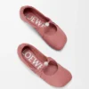 Pebble Soft ballerina in nappa lambskin Blush Pebble Soft ballerina in nappa lambskin Blush