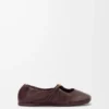 Pebble Soft ballerina in nappa lambskin Burgundy Pebble Soft ballerina in nappa lambskin Burgundy