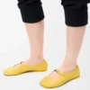 Pebble Soft ballerina in nappa lambskin Dandelion Pebble Soft ballerina in nappa lambskin Dandelion