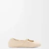 Pebble Soft ballerina in nappa lambskin Dough Pebble Soft ballerina in nappa lambskin Dough