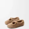 Pebble Soft ballerina in shearling Oak
