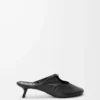 Pebble Soft mule in nappa lambskin Black Pebble Soft mule in nappa lambskin Black