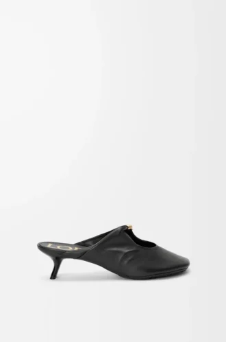 Pebble Soft mule in nappa lambskin Black Pebble Soft mule in nappa lambskin Black