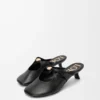 Pebble Soft mule in nappa lambskin Black Pebble Soft mule in nappa lambskin Black