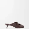 Pebble Soft mule in nappa lambskin Brownie Pebble Soft mule in nappa lambskin Brownie
