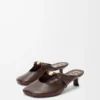 Pebble Soft mule in nappa lambskin Brownie Pebble Soft mule in nappa lambskin Brownie
