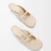 Pebble Soft mule in nappa lambskin Dough Pebble Soft mule in nappa lambskin Dough