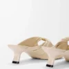 Pebble Soft mule in nappa lambskin Dough Pebble Soft mule in nappa lambskin Dough