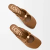 Pebble Soft mule in nappa lambskin Oak Pebble Soft mule in nappa lambskin Oak